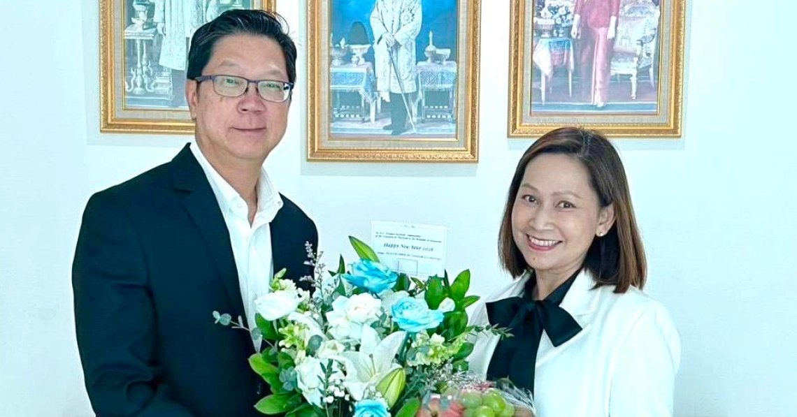 President of ThaiCham Indonesia with Ambassador of the Kingdom of Thailand to the Republic of Indonesia